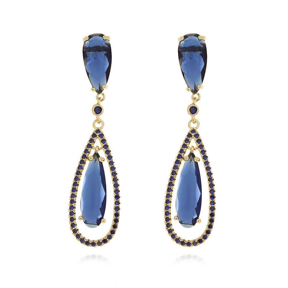 Brd-1120-Do Brinco De Pedras Rosa