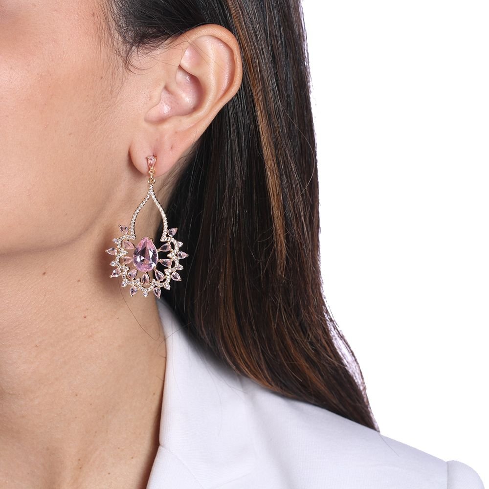 Brd-1164-Do Brinco Grande Cravejado Cristal