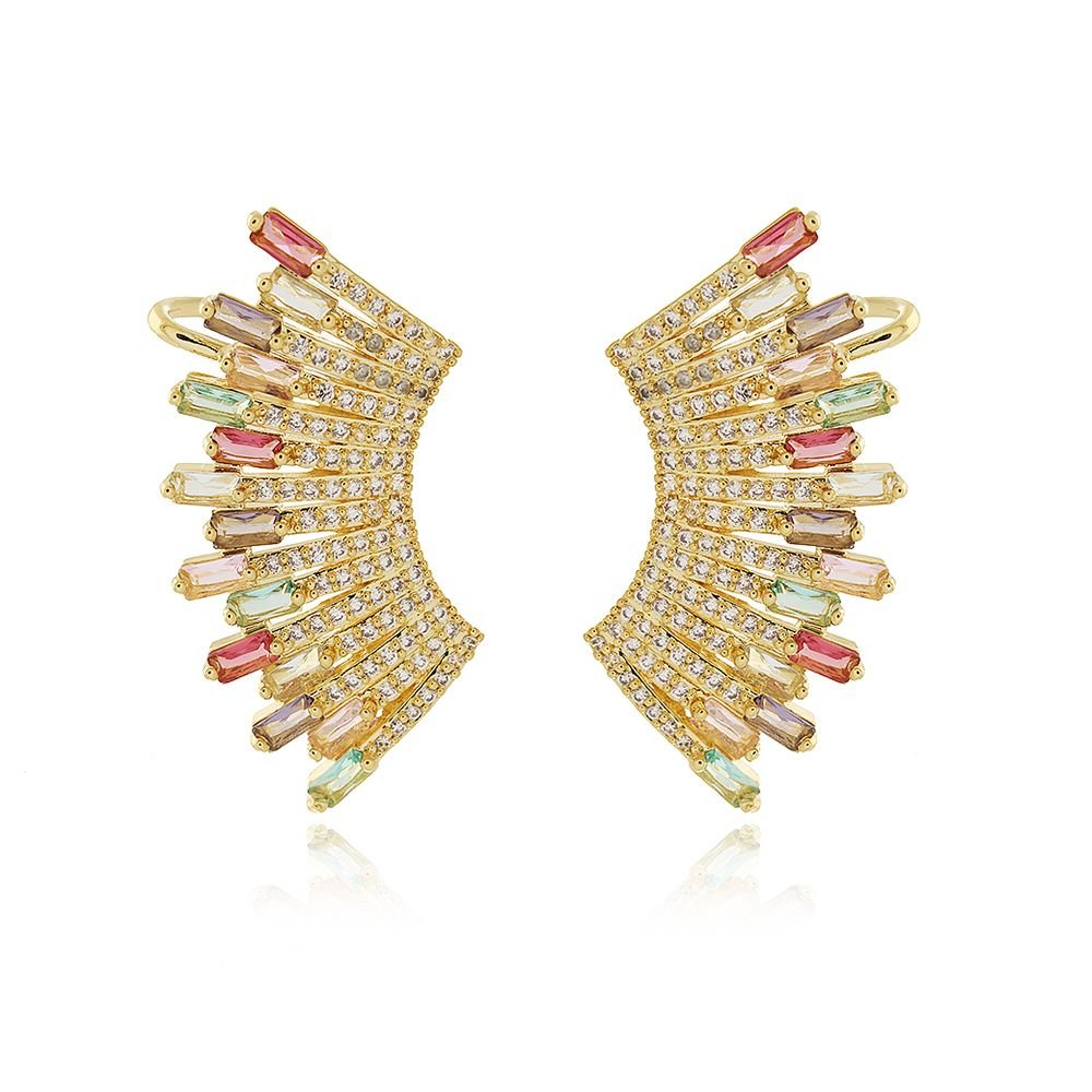 Brd-1343-Do Brinco Ear Cuff Cravejado Cristal