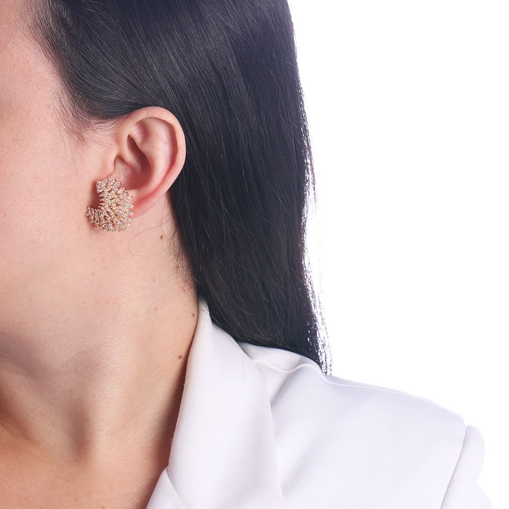 Brd-1382-Do Brinco Detalhado Cravejado Cristal