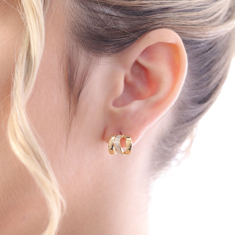 Brd-1423-Do Brinco Detalhado Cravejado Com Zircônias.