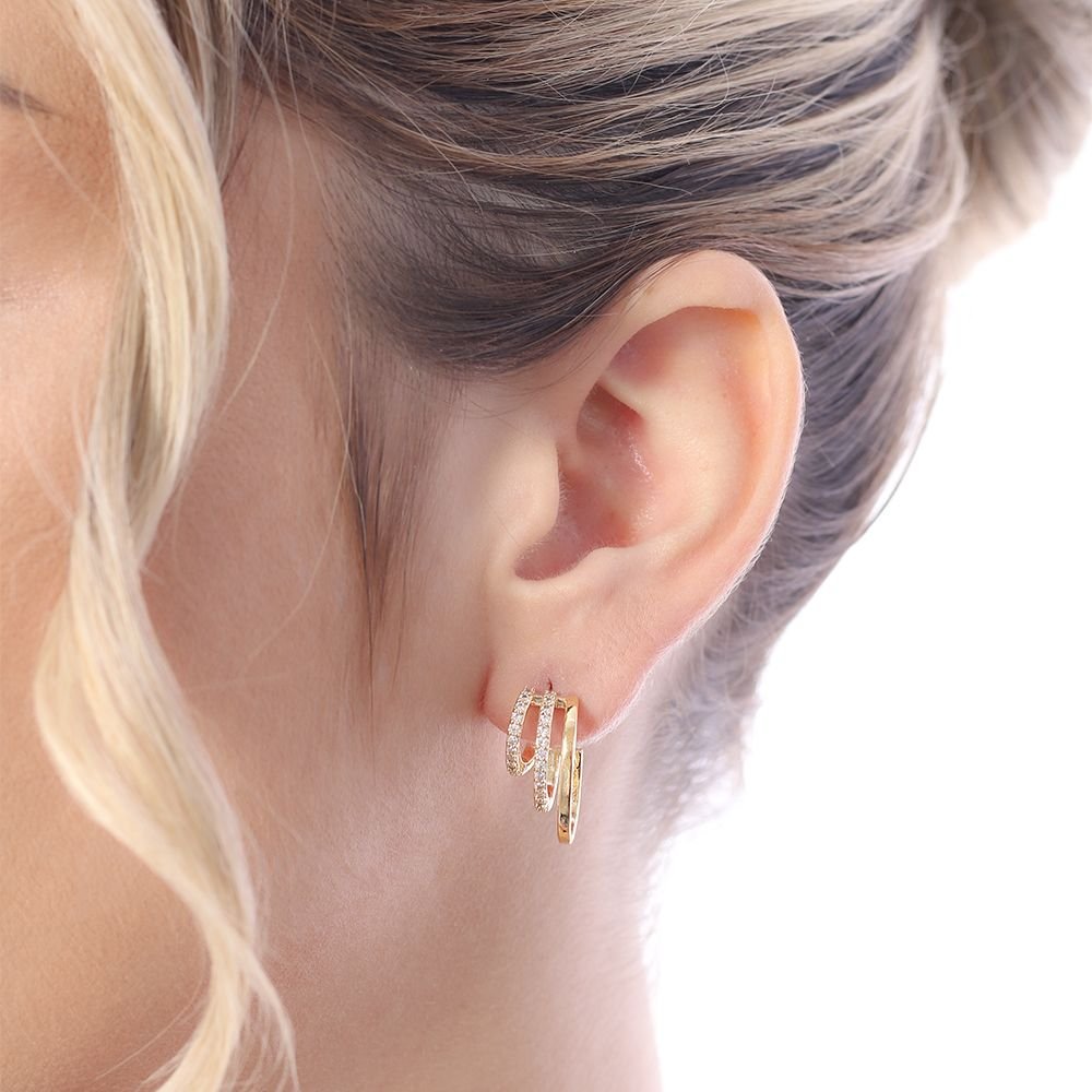 Brd-1426-Do Brinco Detalhado Cravejado De Zircônias.