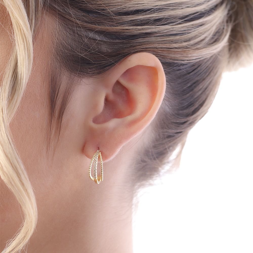 Brd-1430-Do Brinco Cravejado De Zircônias (18,5mm).