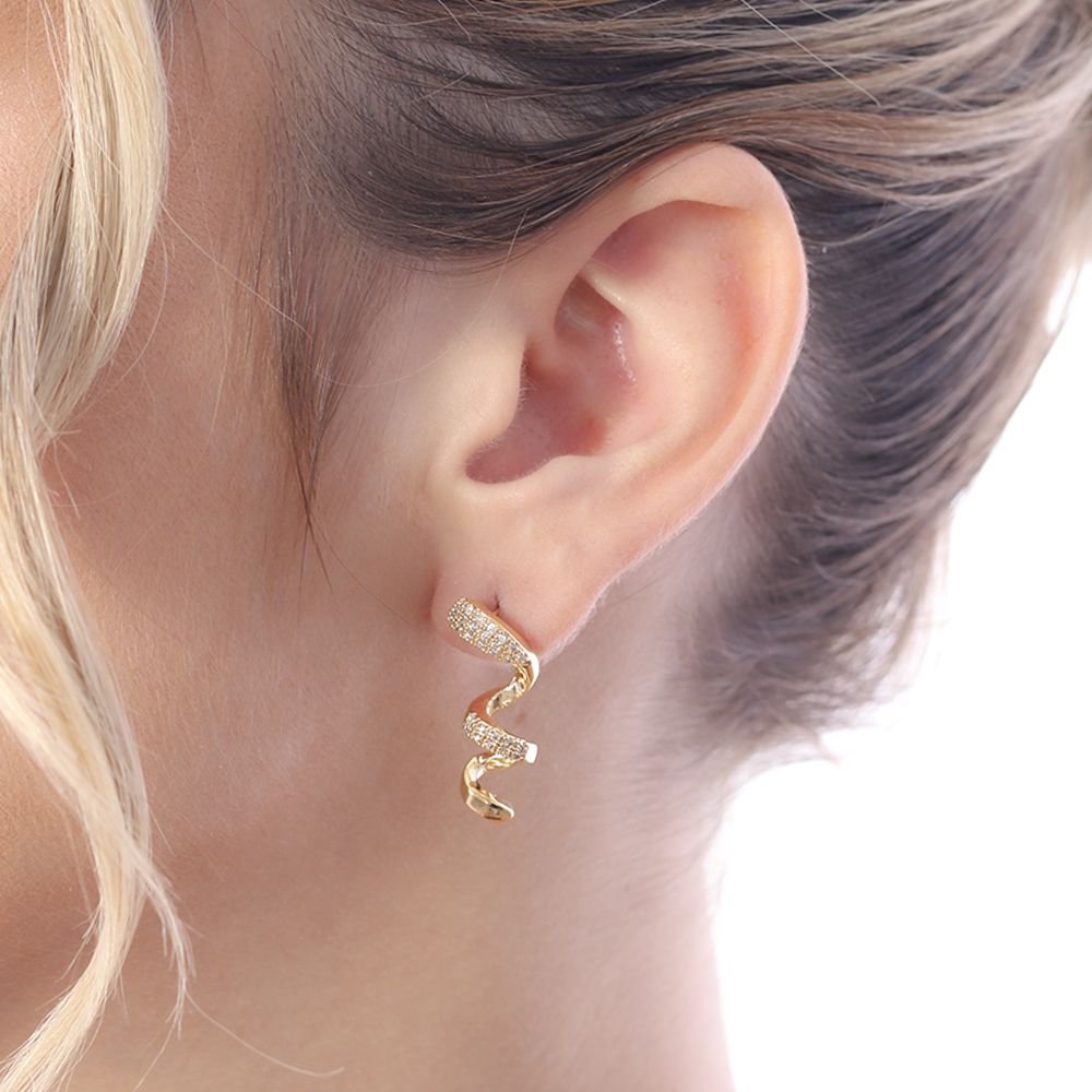 Brd-1441-Do Brinco Detalhado Cravejado De Zircônias.