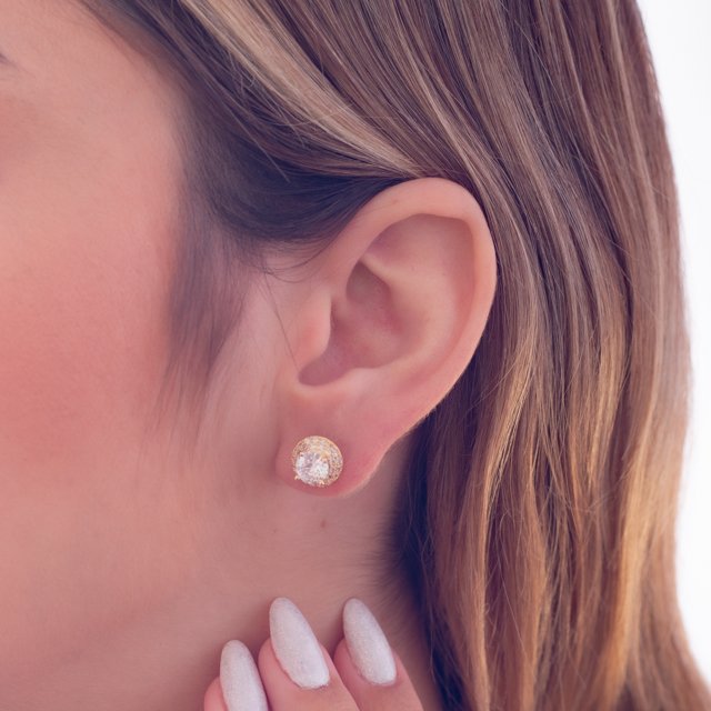 Brd-1452-Do Brinco Cravejado De Zircônias Cristal.