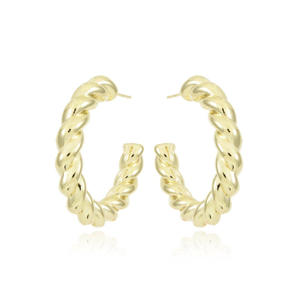 Brd-1464-Do Brinco Meia Argola Torcida.
