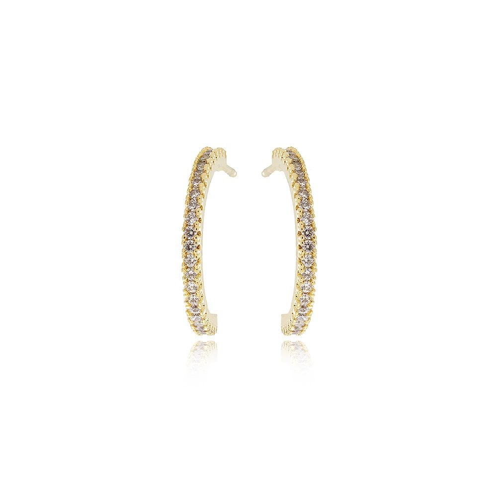 Brd-463-Do Brinco Meia Argola Cravejada