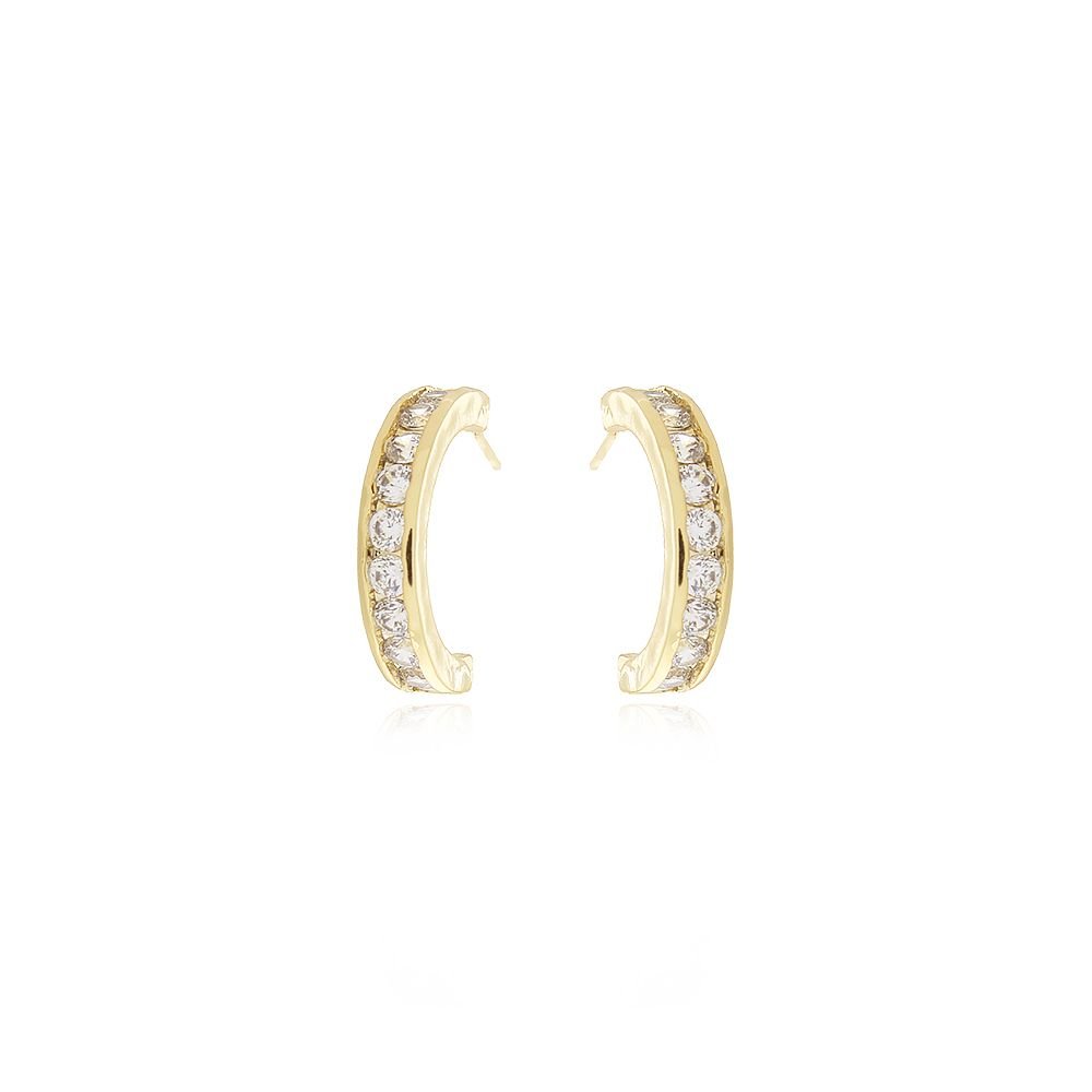 Brd-581-Do Brinco Meia Argola Cravejado