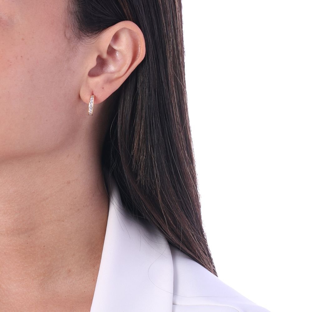 Brd-581-Do Brinco Meia Argola Cravejado