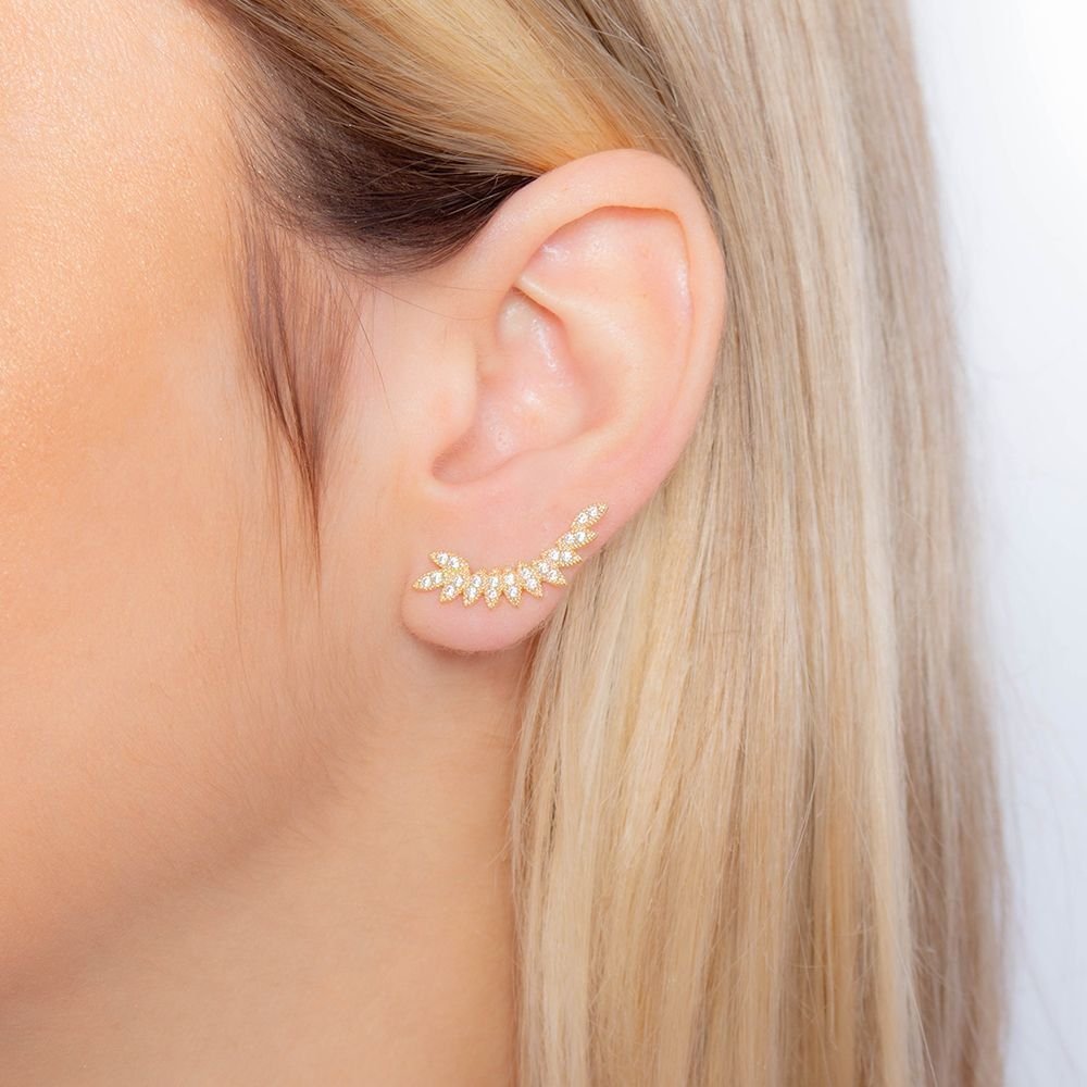 Brf-1010-Do Brinco Ear Cuf Cravejado De Zircônias. Brf-1010-Do Brinco Ear Cuf Cravejado De Zircônias.