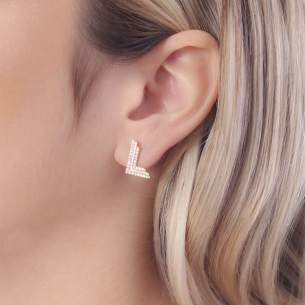 Brf-1042-Do Brinco Cravejado De Zircônias. Brf-1042-Do Brinco Cravejado De Zircônias.