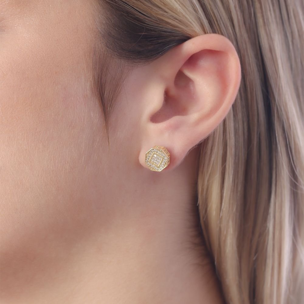 Brf-1056-Do Brinco Cravejado De Zircônias. Brf-1056-Do Brinco Cravejado De Zircônias.