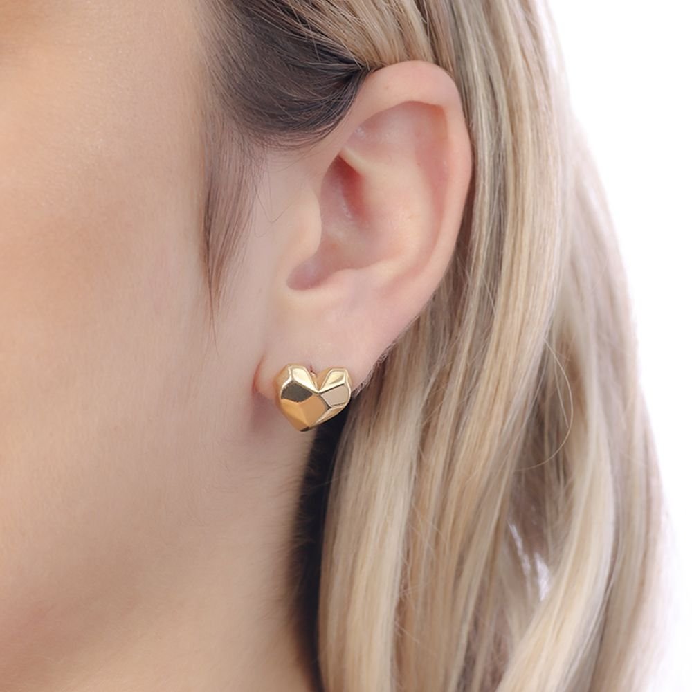 Brf-1072-Do Brinco De Coração Amassado. Brf-1072-Do Brinco De Coração Amassado.