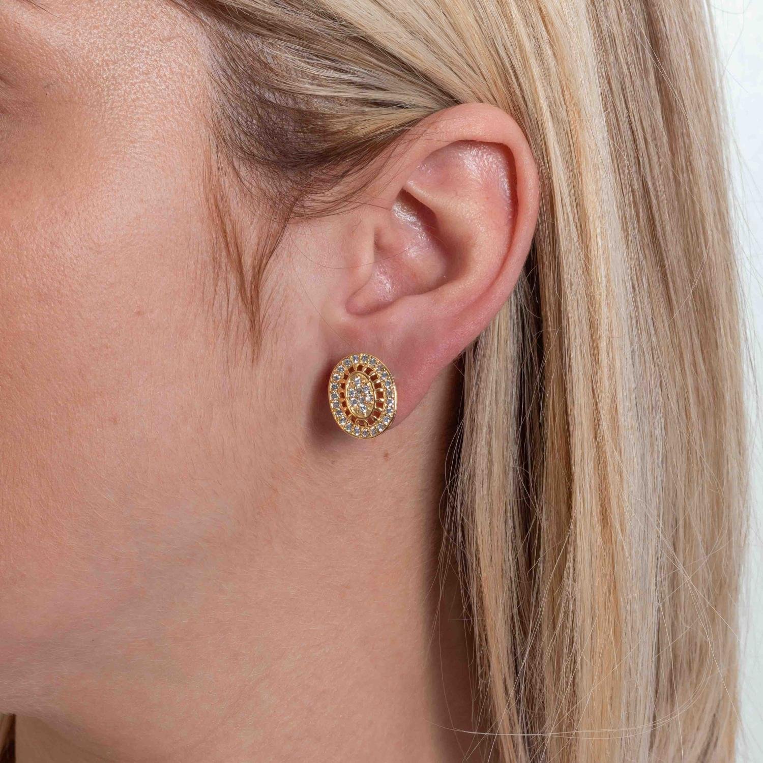 Brf-1203-Do Brinco Cravejado De Zircônias Cristais.