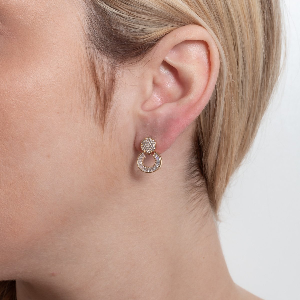 Brf-1402-Do Brinco Cravejado De Zircônias Cristais.