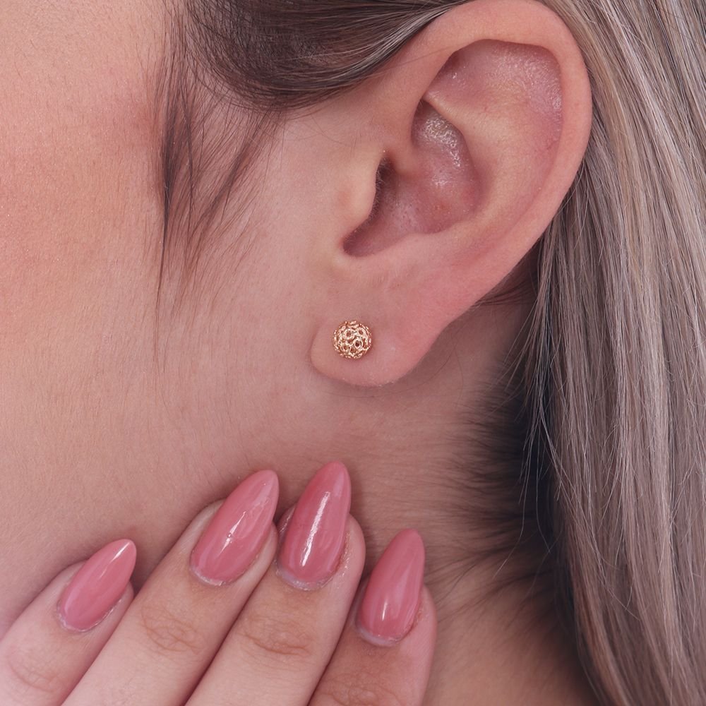 Brf-182-Do Brinco Esfera Vazada (6mm) 