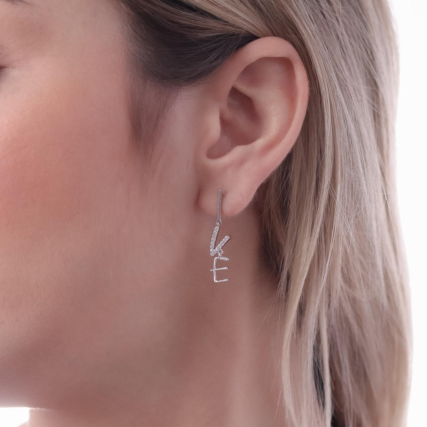 Brf-654-Rd Brinco Love Cravejado De Zircônias Cristal.