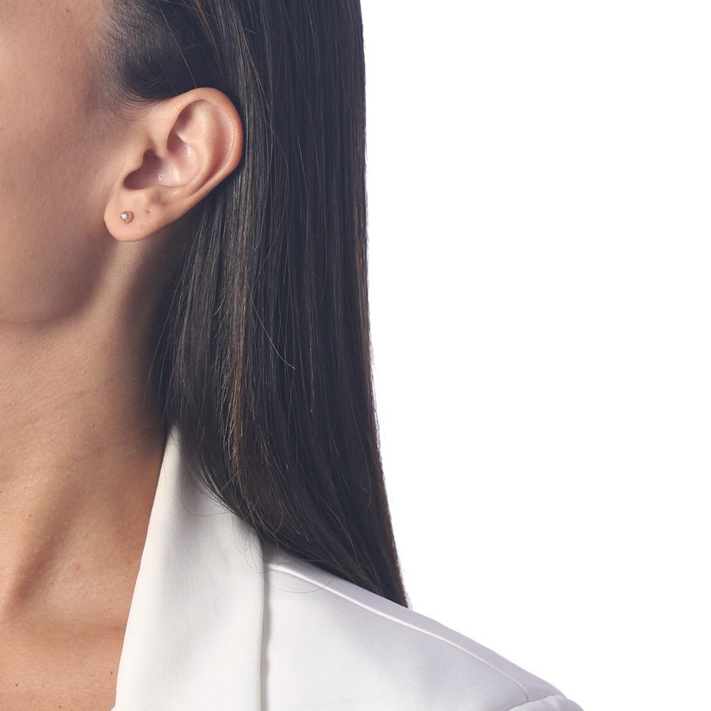 Brf-77-Do Brinco De Bolinha Detalhada (4mm)