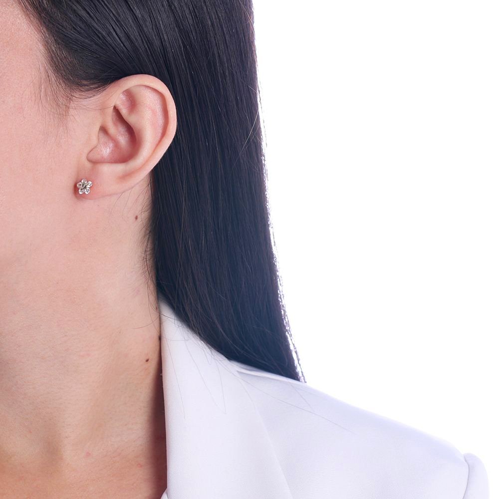 Brf-809-Do Brinco De Estrela Com Zircônias