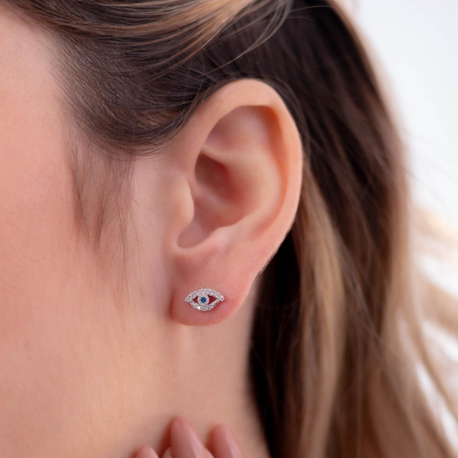 Brf-810-Rd Brinco Olho Cravejado Cristal.&Nbsp;