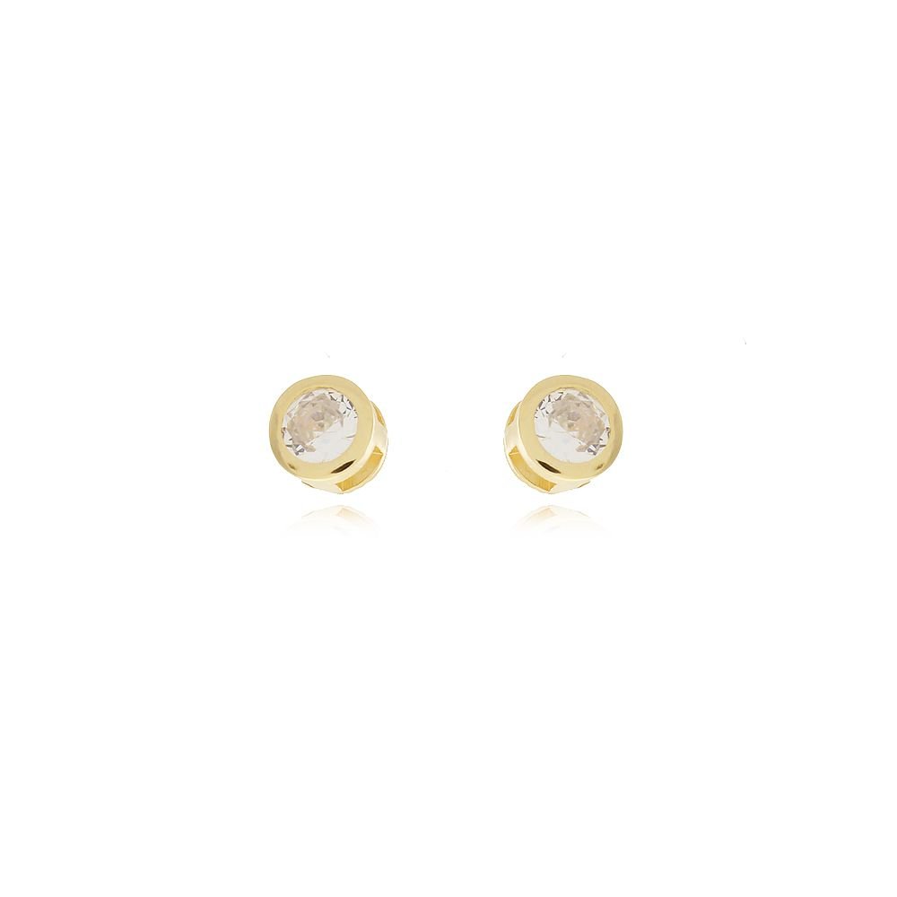 Brf-857-Do (7mm) Brinco Ponto De Luz Cravaçao Inglesa