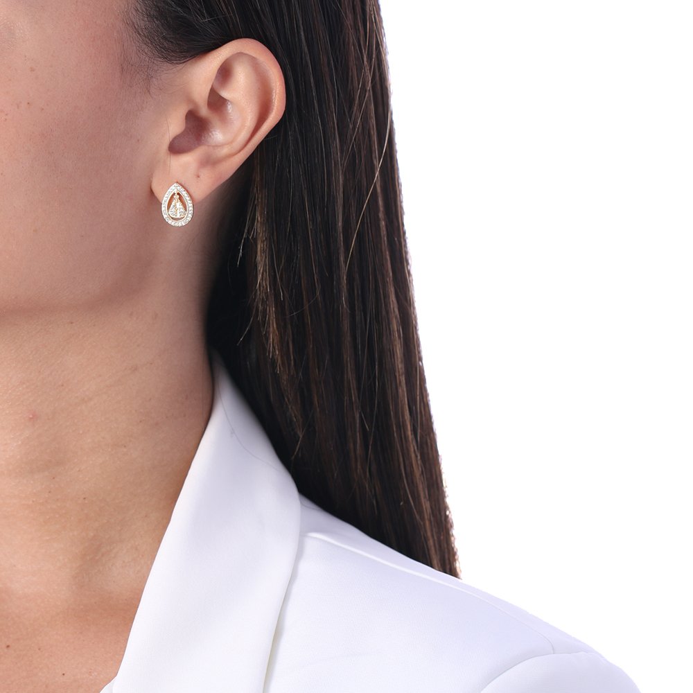 Brf-881-Do Brinco Nossa Senhora Aparecida Cravejado Cristal