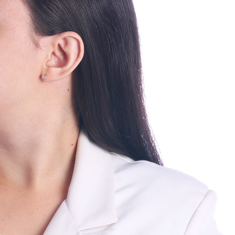 Brf-912-Do Brinco De Ponto De Luz Cristal (4mm)