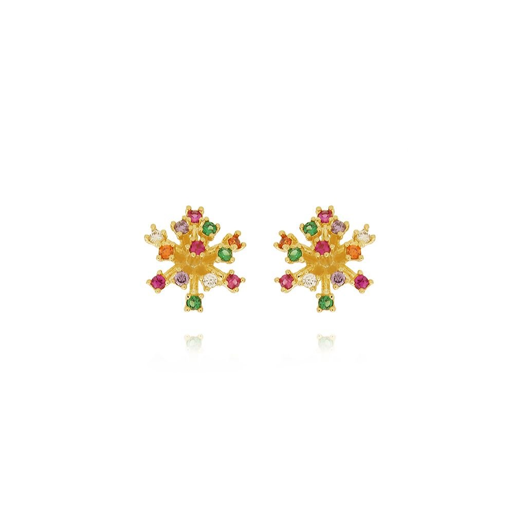 Brf-926-Do Brinco Pequeno Cravejado Colorido