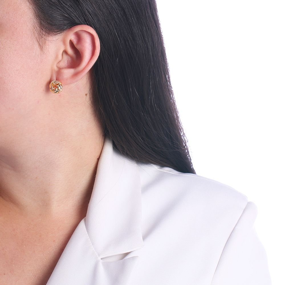 Bri-1044-Do Brinco Redondo Entrelaçado (14,5mm)