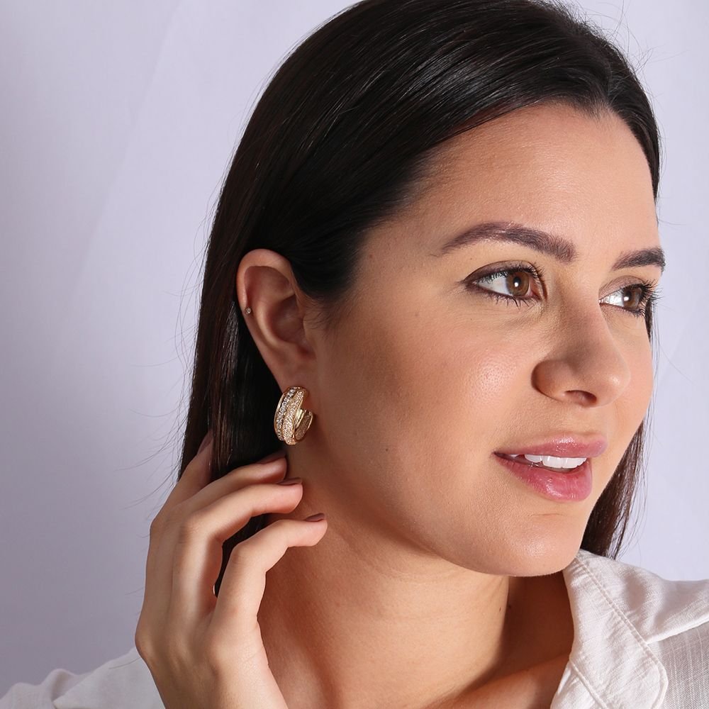 Bri-1066-Do Brinco Meia Argola Detalhado Cravejado Cristal (25mm)