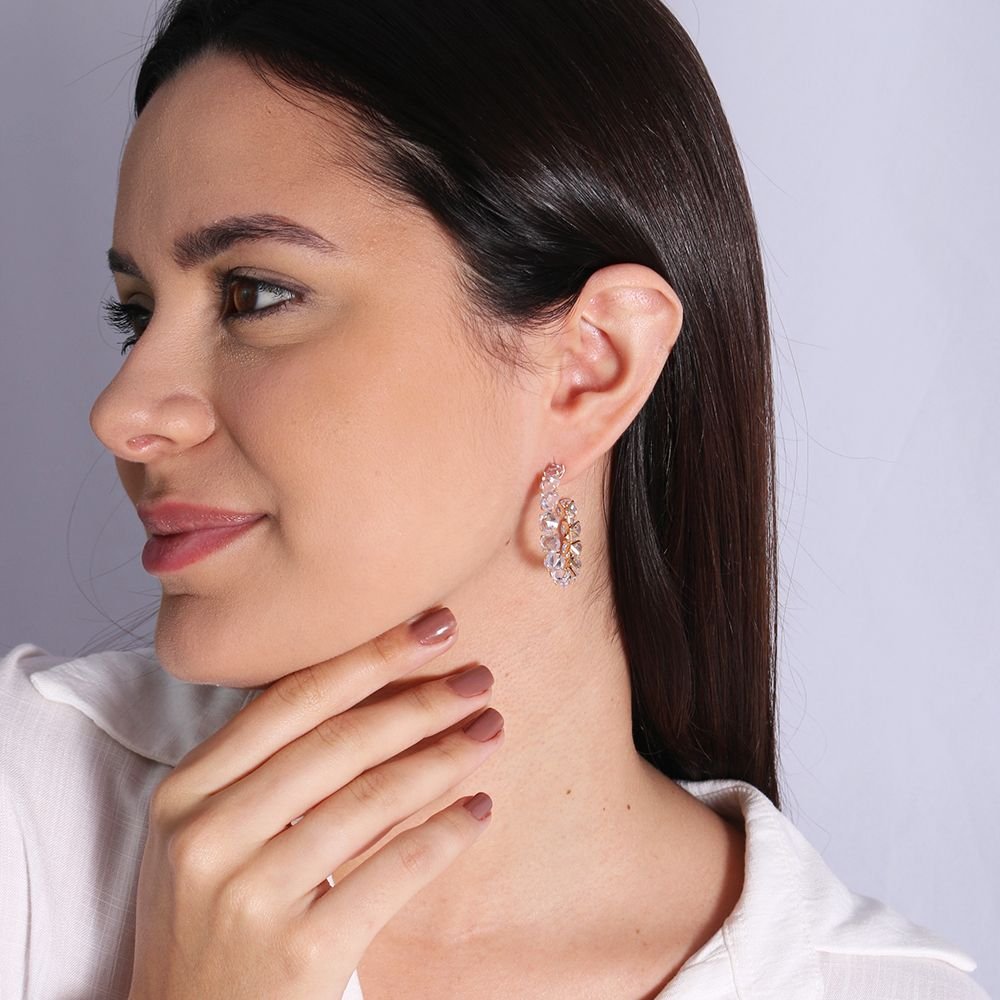 Bri-1094-Do Brinco Meia Argola Cravejado Cristal (34mm)