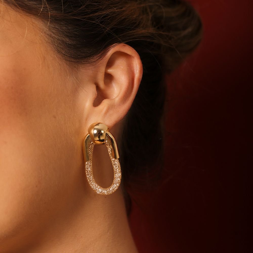 Bri-1124-Do Brinco Detalhado De Telinha Com Pedrinhas