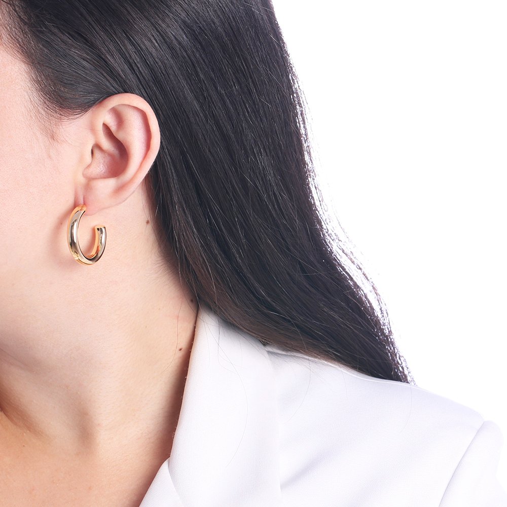 Bri-12-Do Brinco Meia Argola Tubular