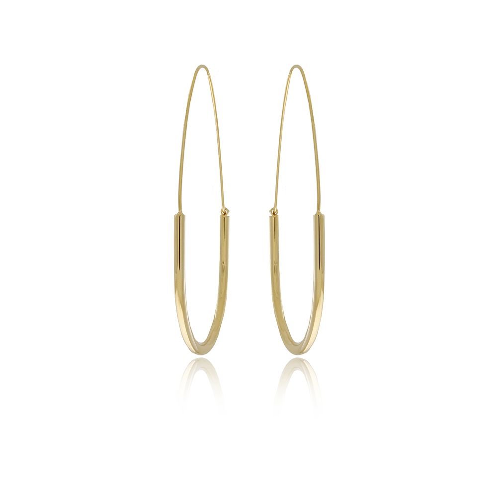 Bri-26-Do Brinco De Argola Oval