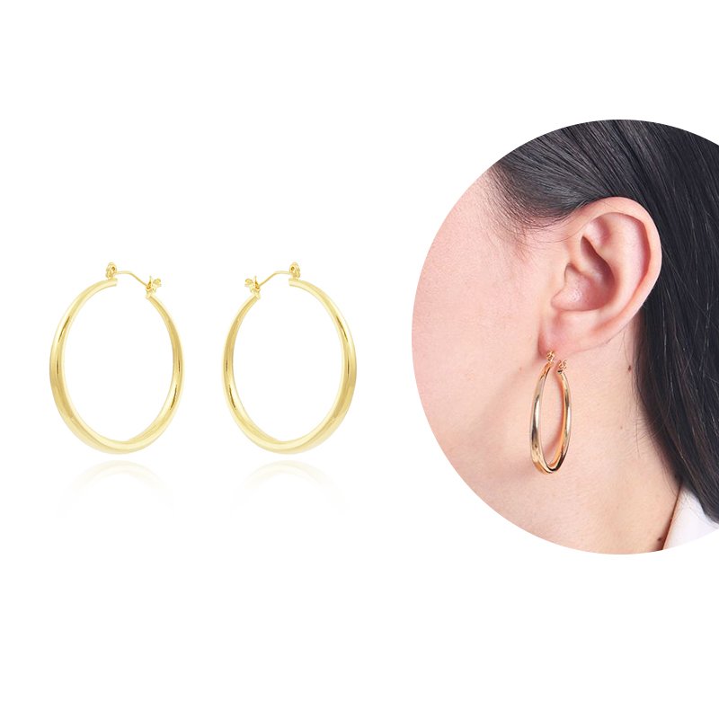 Bri-30-Do Brinco De Argola Tubular