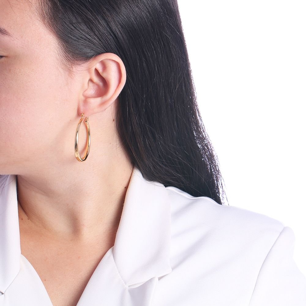 Bri-30-Do Brinco De Argola Tubular