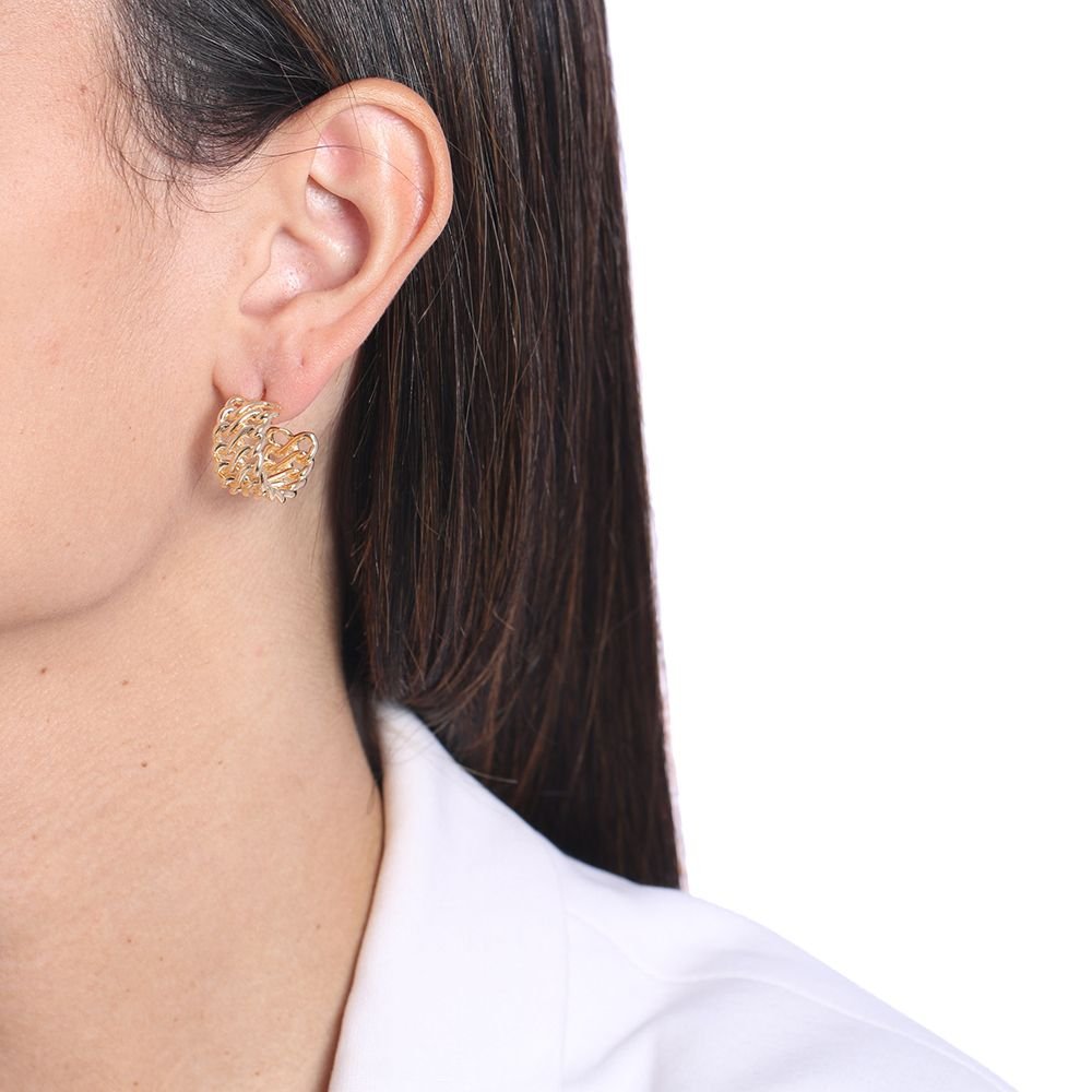 Bri-62-Do Brinco Meia Argola De Elos