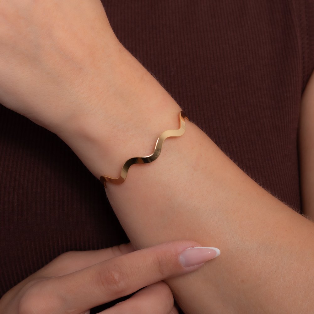 Brls-2897-Fo Bracelete Ondulado. Brls-2897-Fo Bracelete Ondulado.