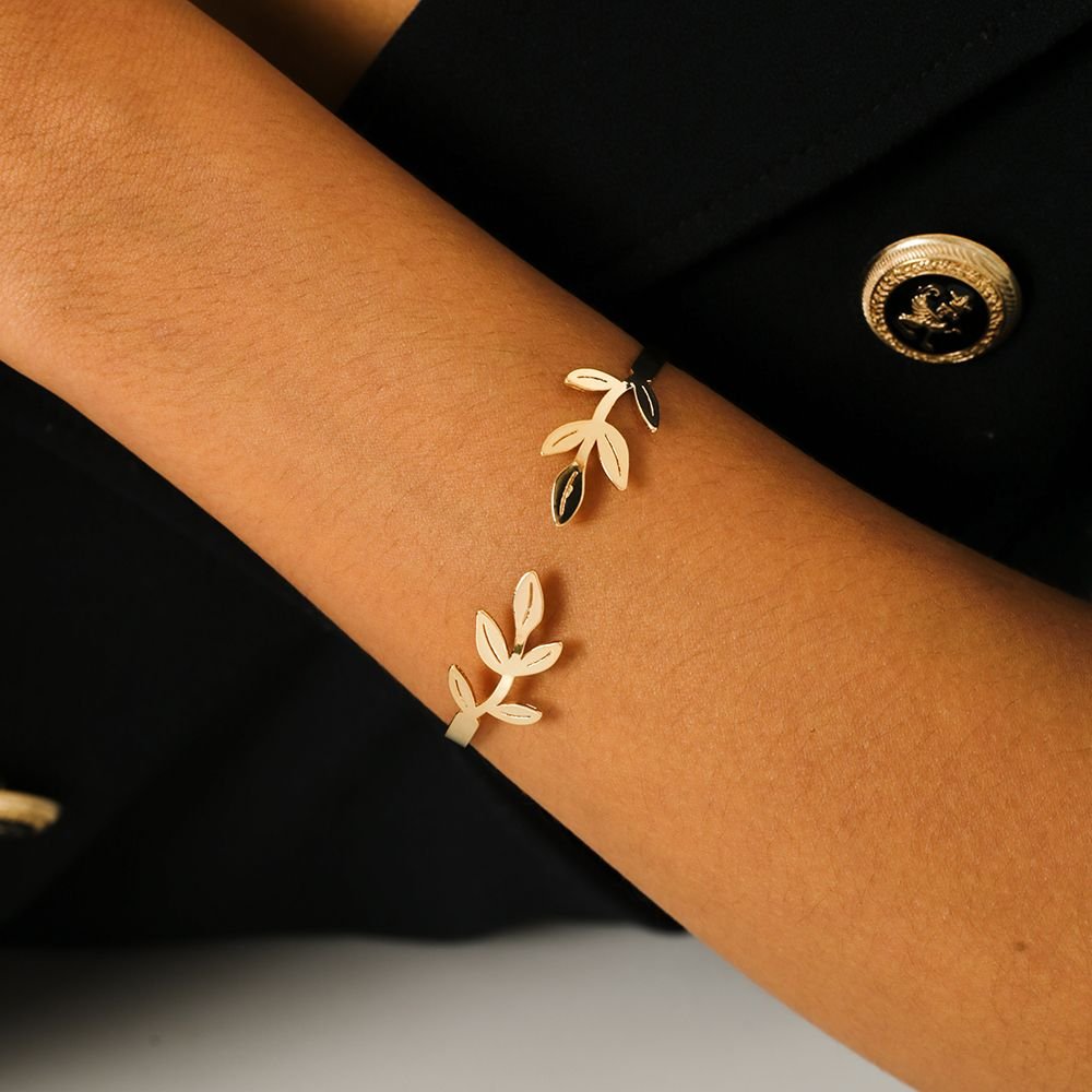 Brls-3807-Fo Bracelete De Folha.