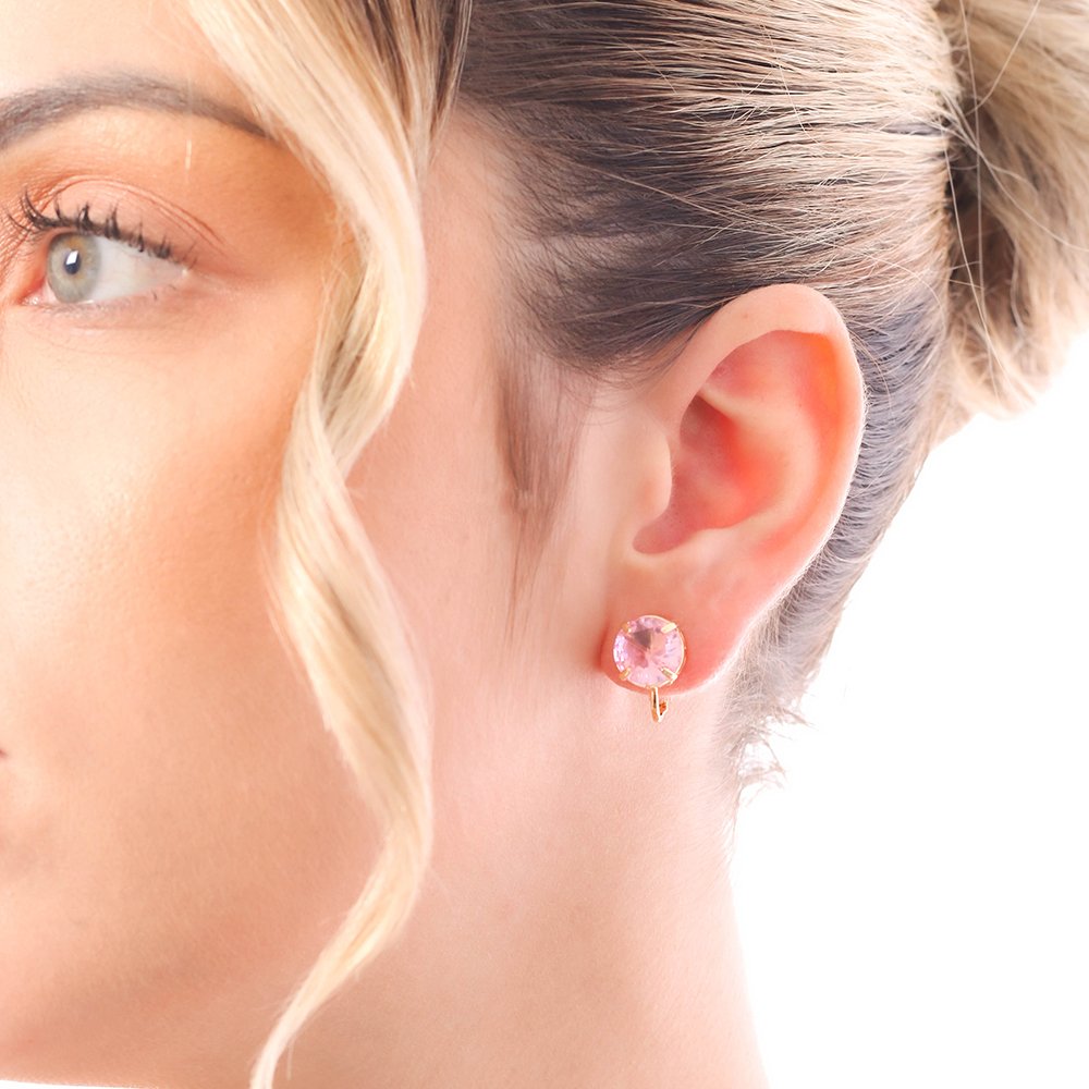 Brp-17-Do Brinco De Pressão Redondo Cristal (1,0cm).