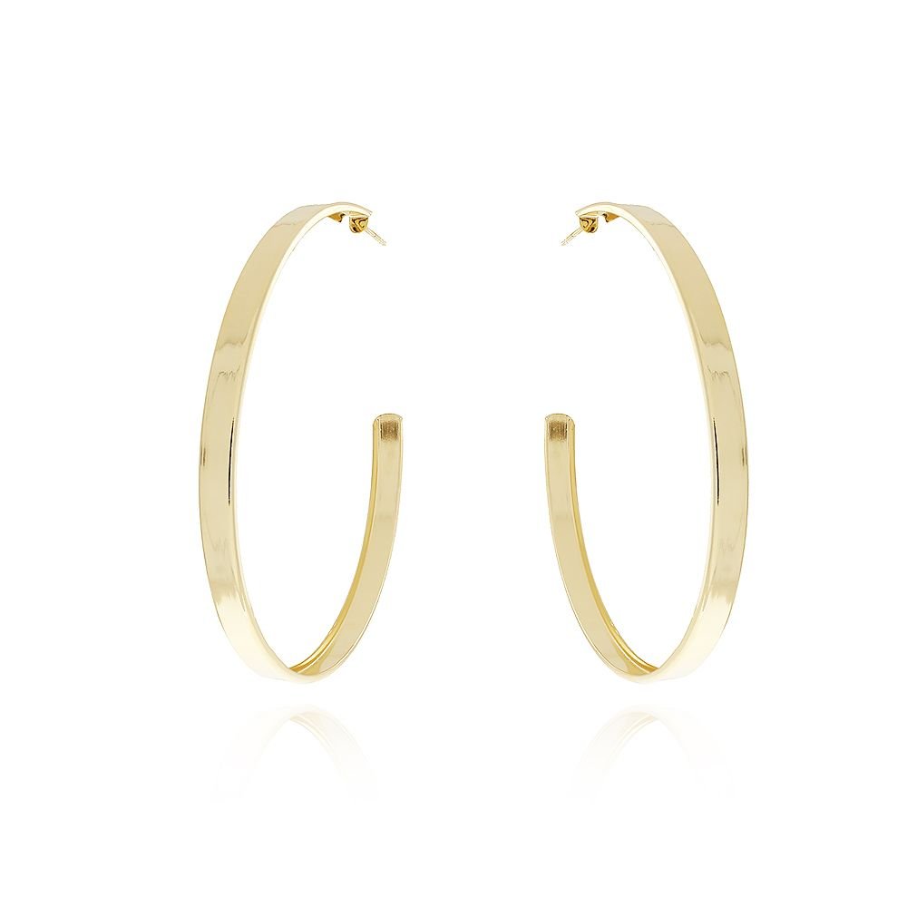 Brt-439g-Do Brinco Meia Argola Grande