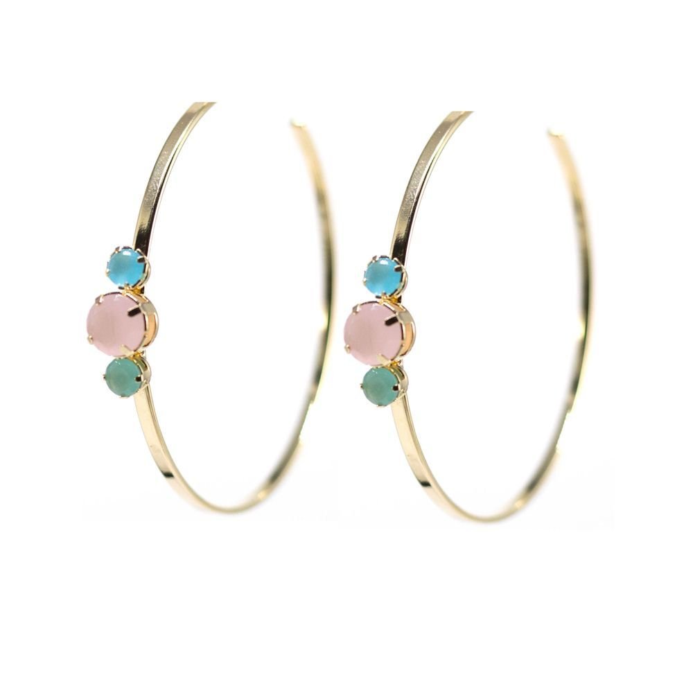 Brt-515-Do Brinco De Argola Cravejado