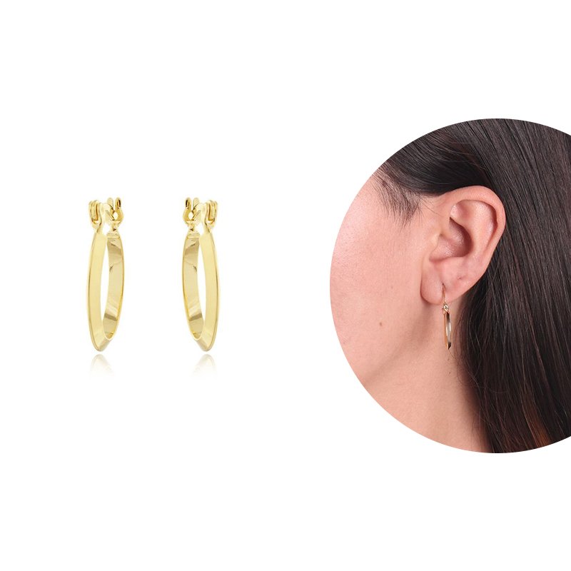 Brt-5345-Do - Brinco Argola Lisa