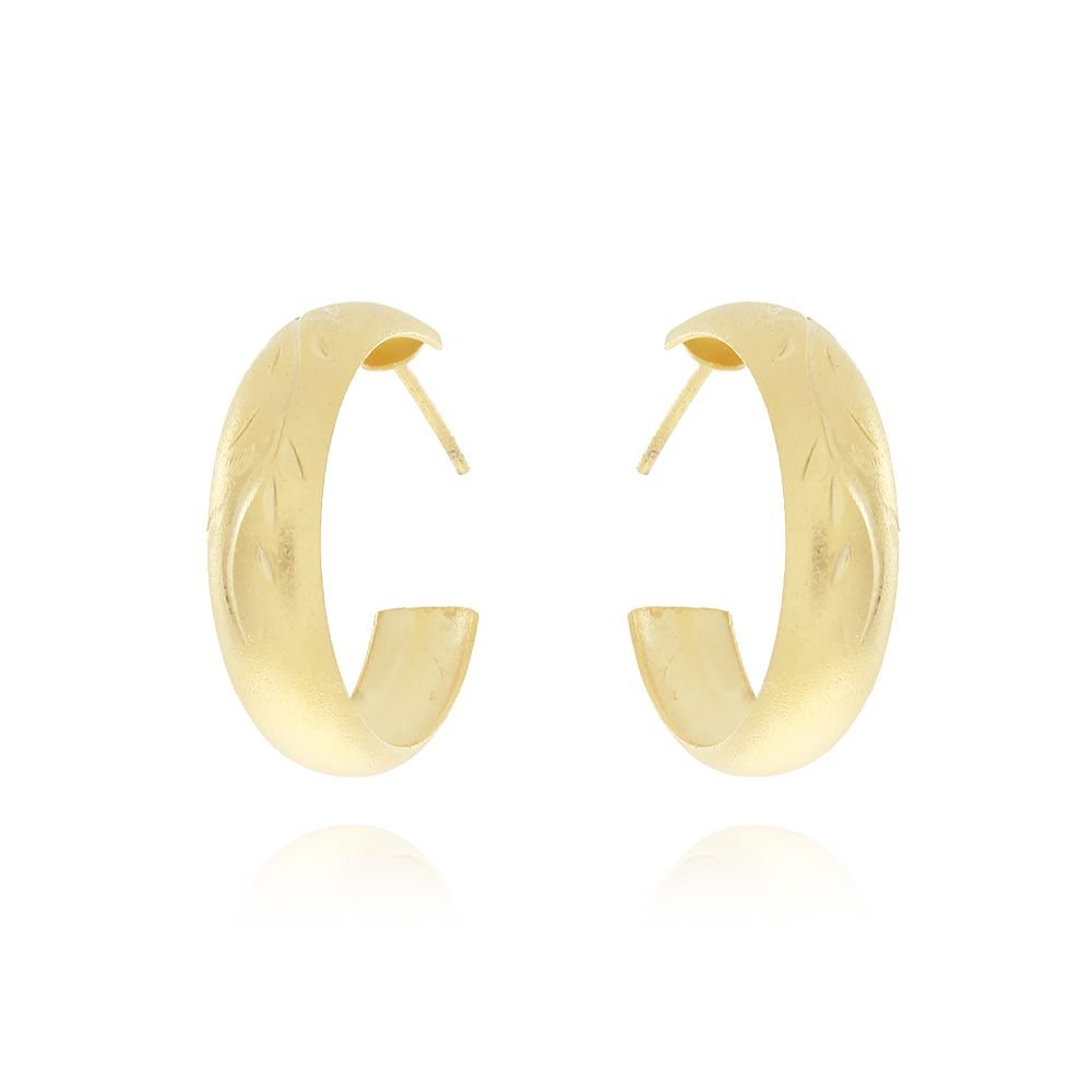 Brt-6103-Do Brinco Argola Detalhada (25mm)