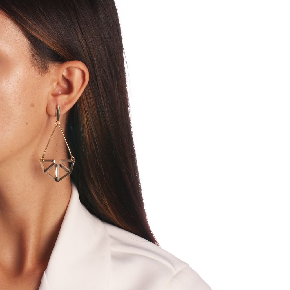 Brt-6183-Do - Brinco Longo Vazado Liso