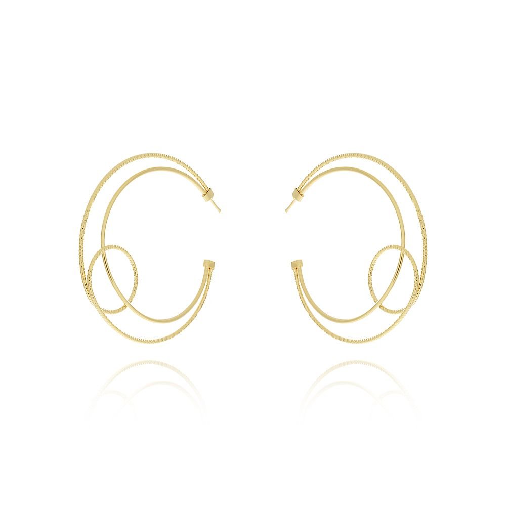 Brt-629-Do Brinco Meia Argola Detalhada