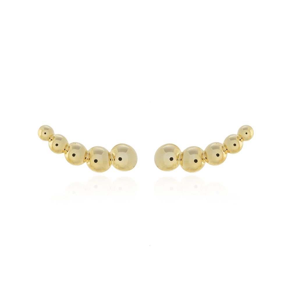 Brt-6485-Do Brinco Ear Cuff Bola Lisa