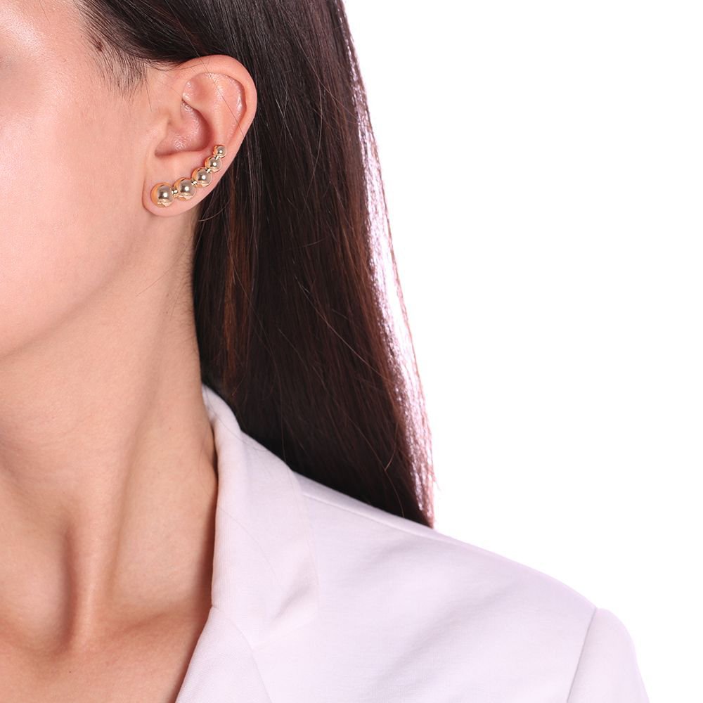 Brt-6485-Do Brinco Ear Cuff Bola Lisa