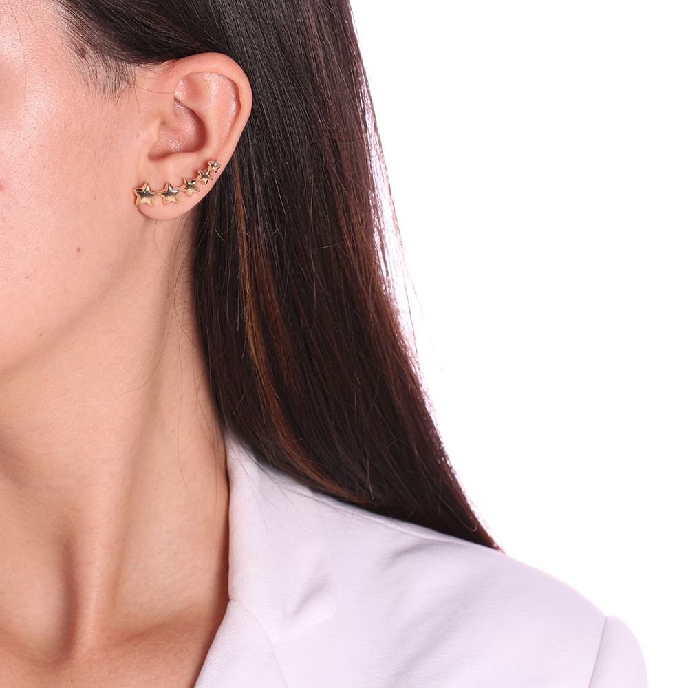 Brt-6487-Do Brinco Ear Cuff Estrela