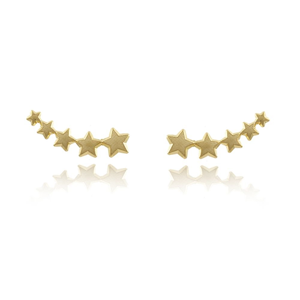 Brt-6488-Do Brinco Ear Cuff Detalhado Estrela